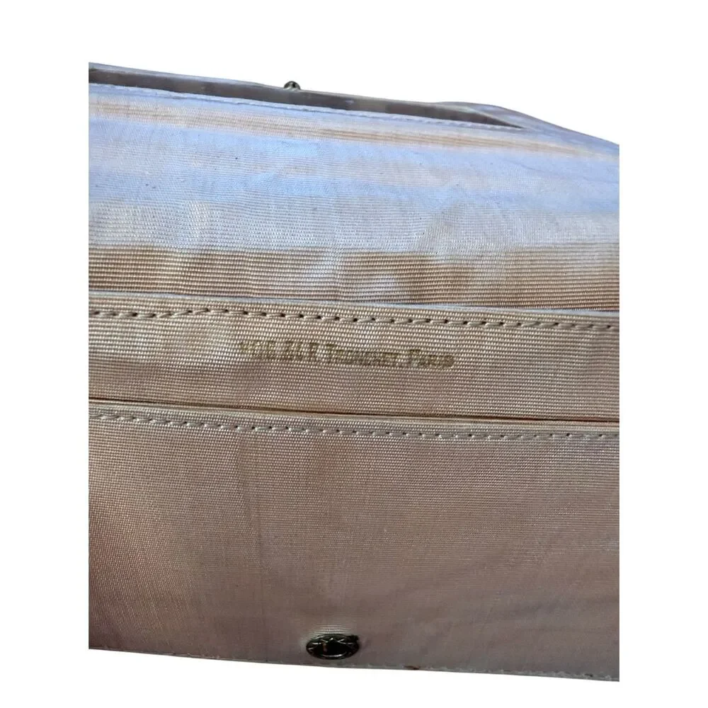 1930s French Tapestry Pocketbook Wallet Clutch